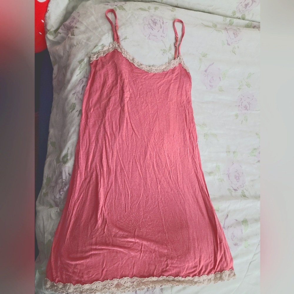 Calvin Klein Pink Lace Nightdress